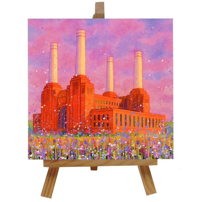 Battersea Power Station Tile with Easel