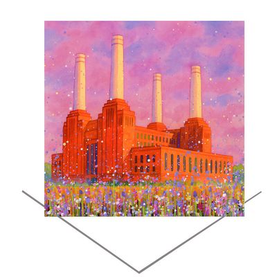 Battersea Power Station Greeting Card
