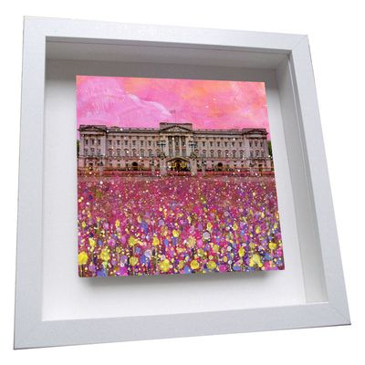 Buckingham Palace Framed Ceramic Tile