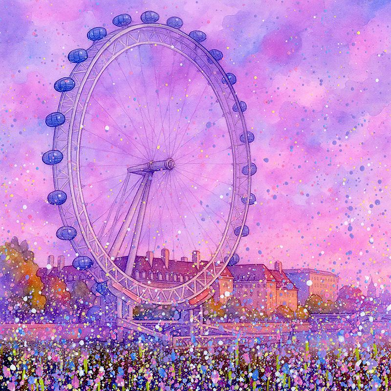London Eye Canvas Print