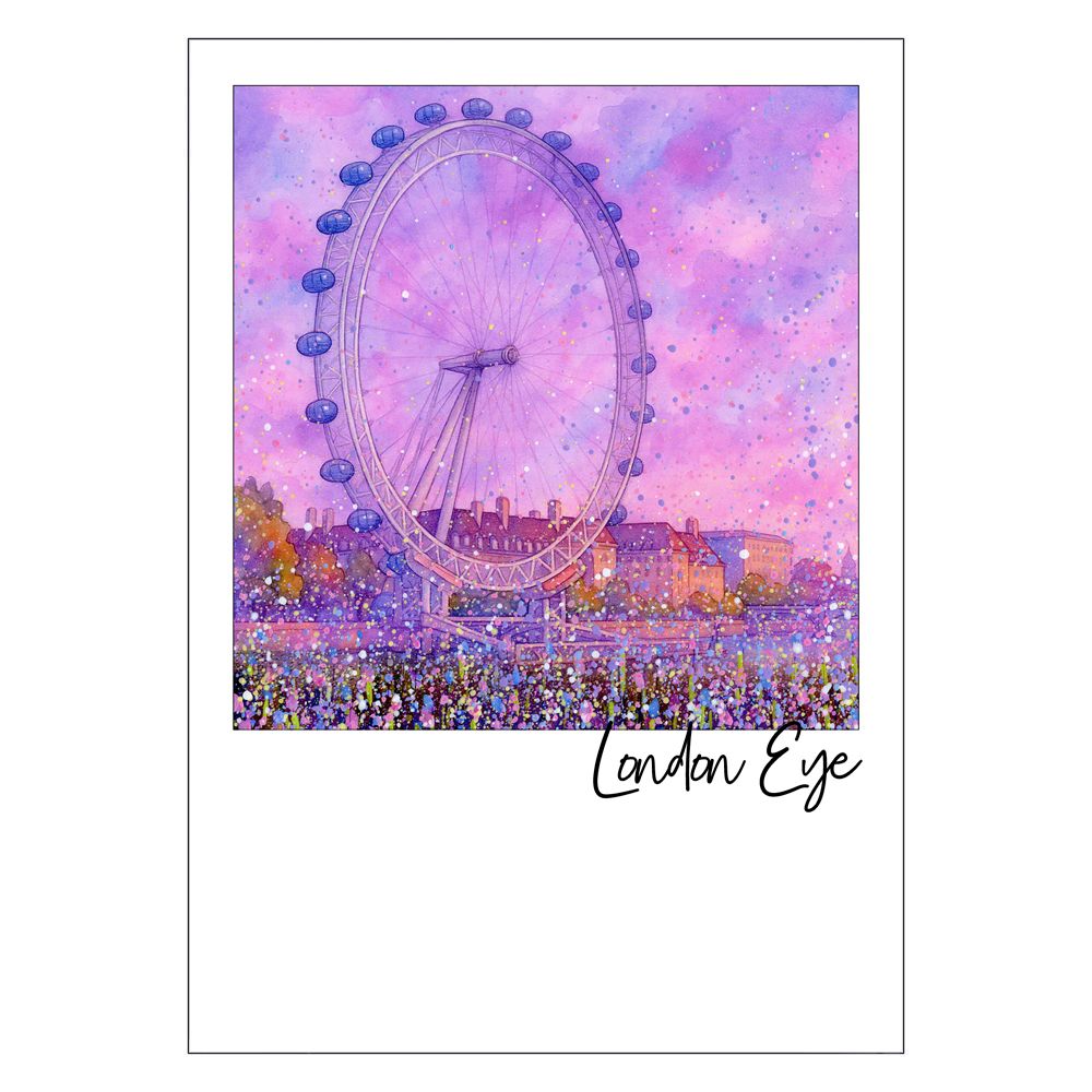 London Eye Postcard