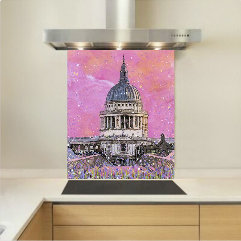 Art - Glass Kitchen Splashback - St Paul's Cathedral Art - Glass Kitchen Splashback - St Paul's Cathedral