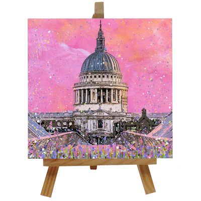 St Paul's Cathedral Tile with Easel