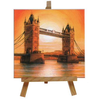 Tower Bridge Tile with Easel Tower Bridge Tile with Easel