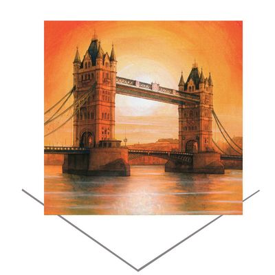 Tower Bridge Greeting Card Tower Bridge Greeting Card