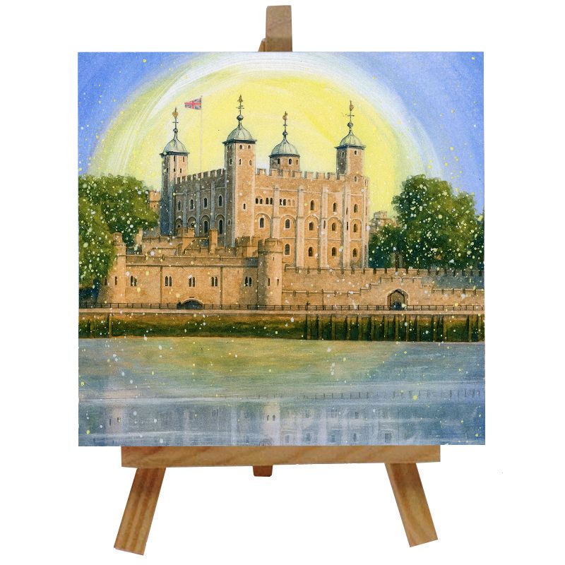 Tower of London Tile with Easel