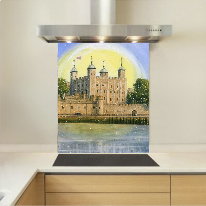 Art - Glass Kitchen Splashback - Tower of London