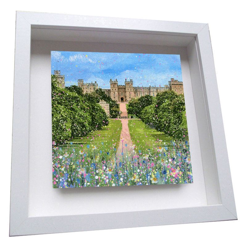Windsor Castle Framed Ceramic Tile