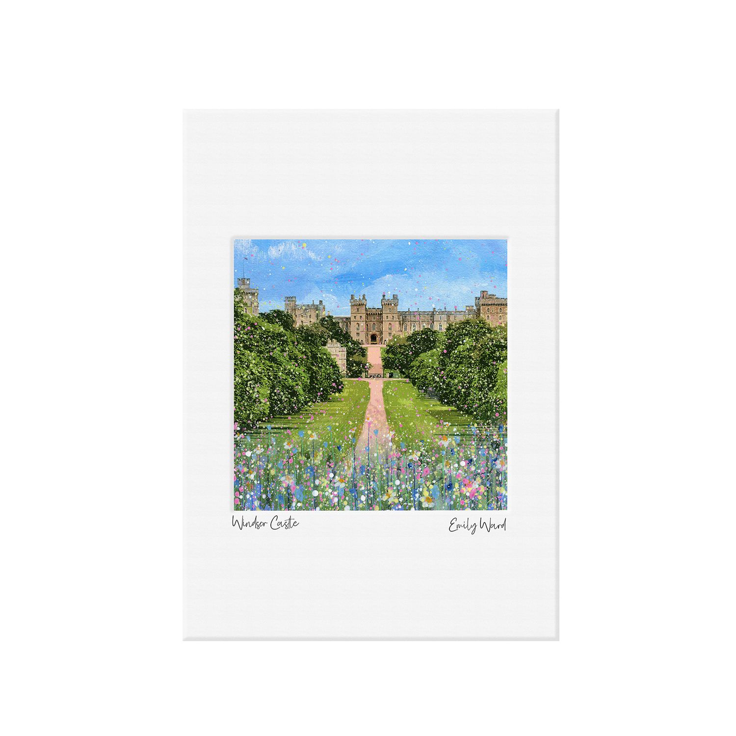 Windsor Castle Open Edition  Print A4