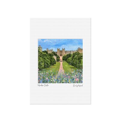 Windsor Castle Open Edition  Print A4
