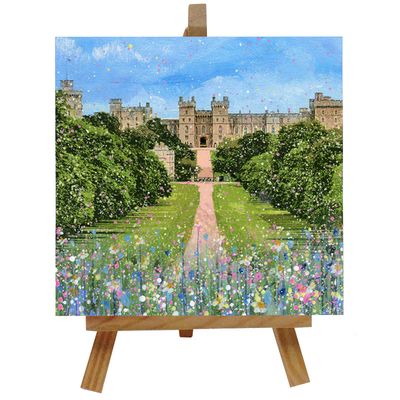 Windsor Castle Tile with Easel