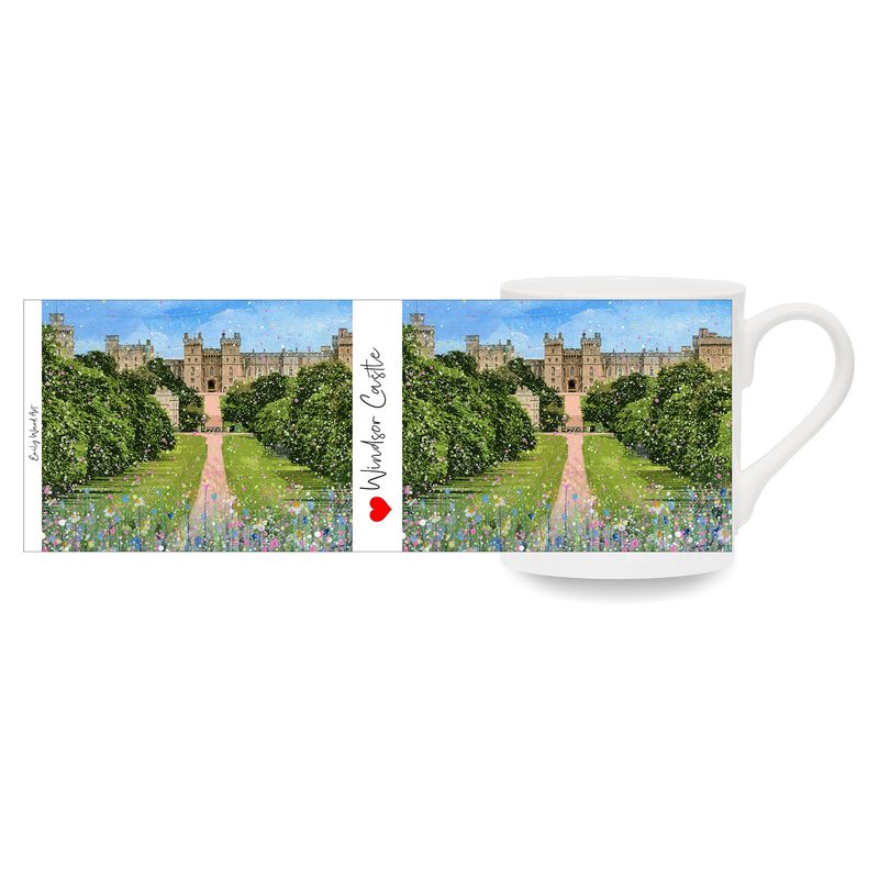 Windsor Castle Bone China Cup