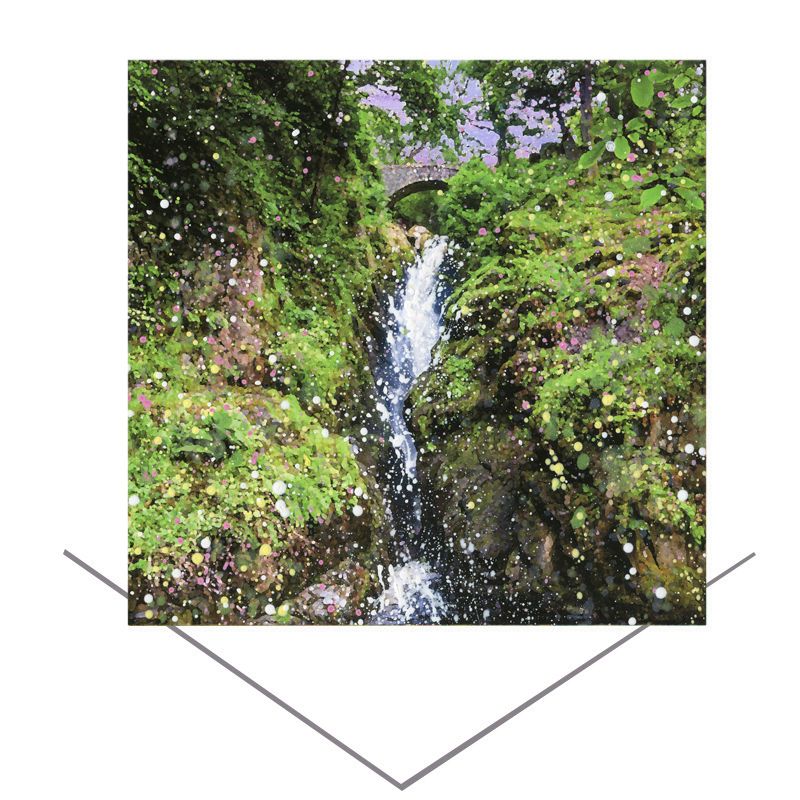 Aira Force Waterfall Greeting Card