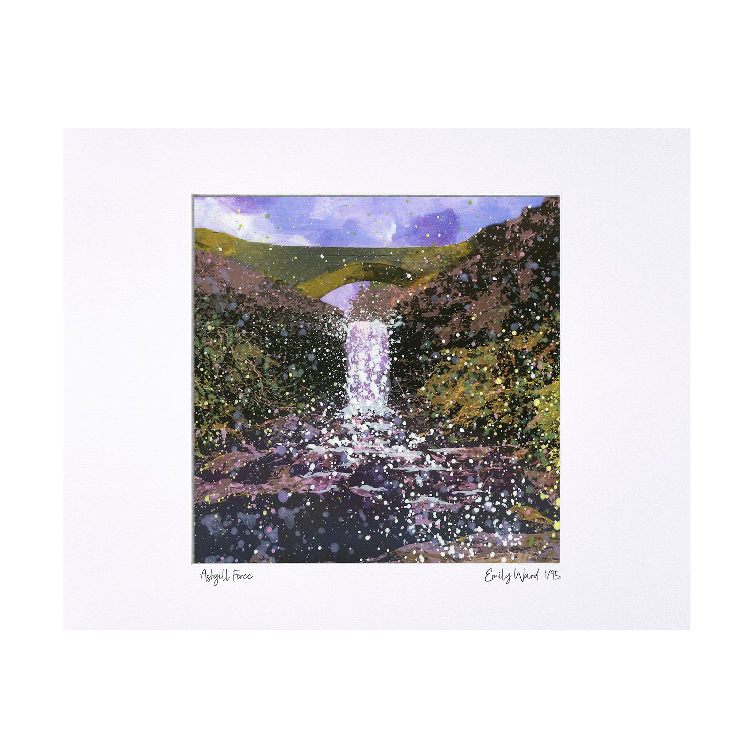 Garrigill Ashgill Force Limited Edition Print
