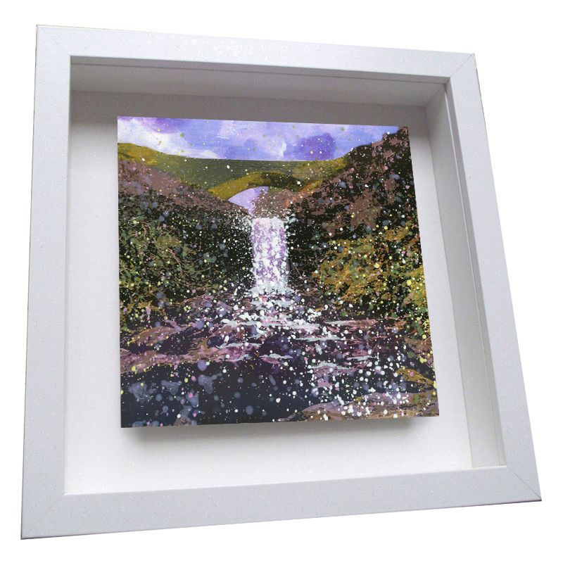 Garrigill Ashgill Force Framed Ceramic Tile