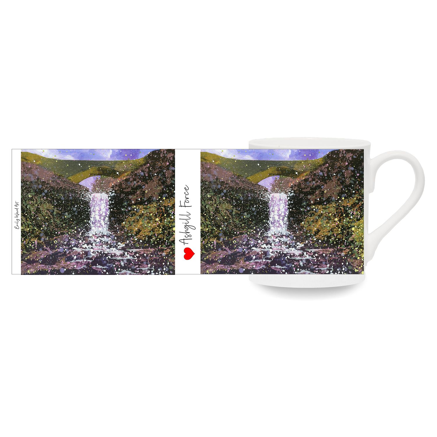 Garrigill Ashgill Force Bone China Cup