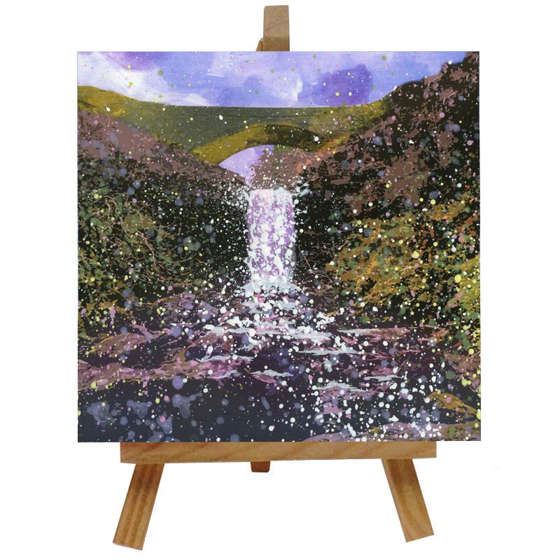 Garrigill Ashgill Force Tile with Easel