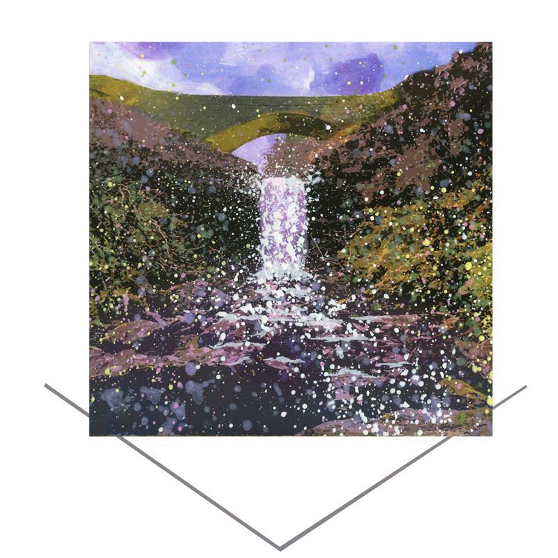 Garrigill Ashgill Force Greeting Card