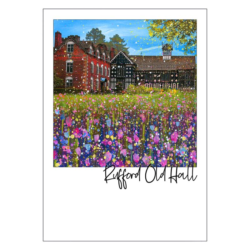 Rufford Old Hall Postcard