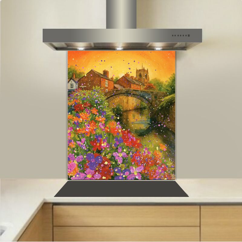 Art - Glass Kitchen Splashback - Croston Village