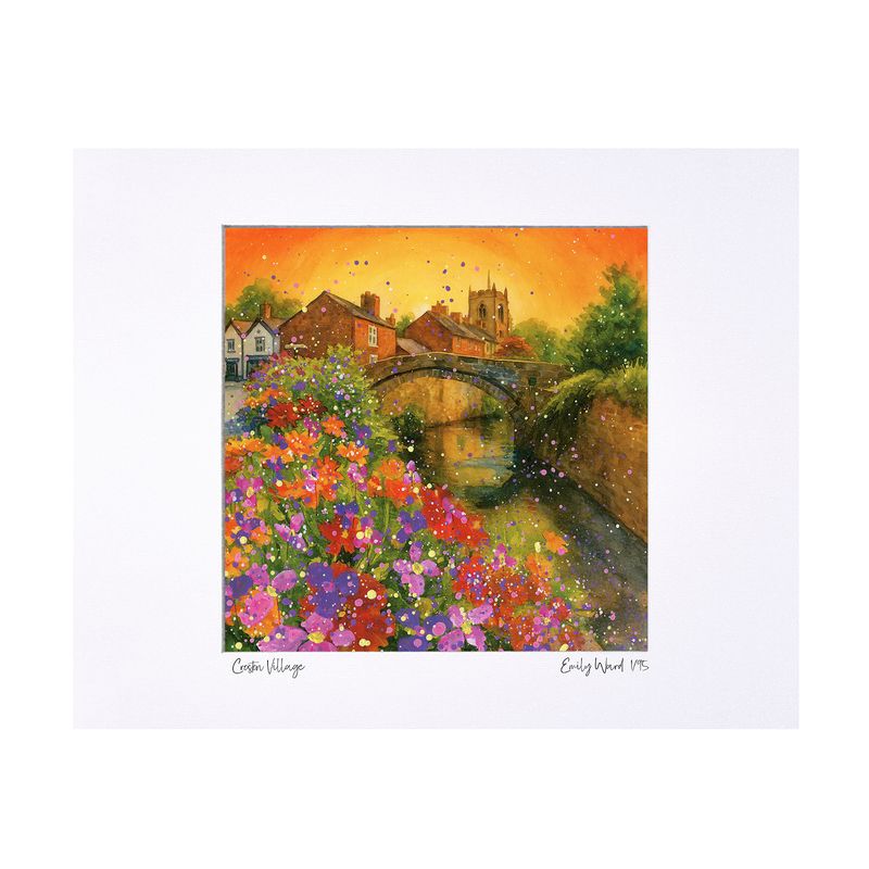 Croston Village Limited Edition Print