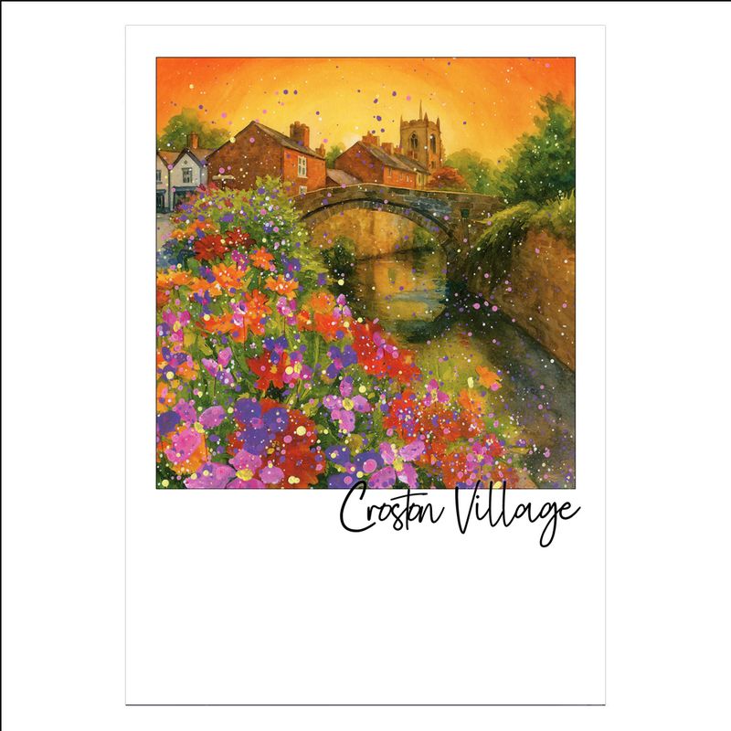 Croston Village Postcard