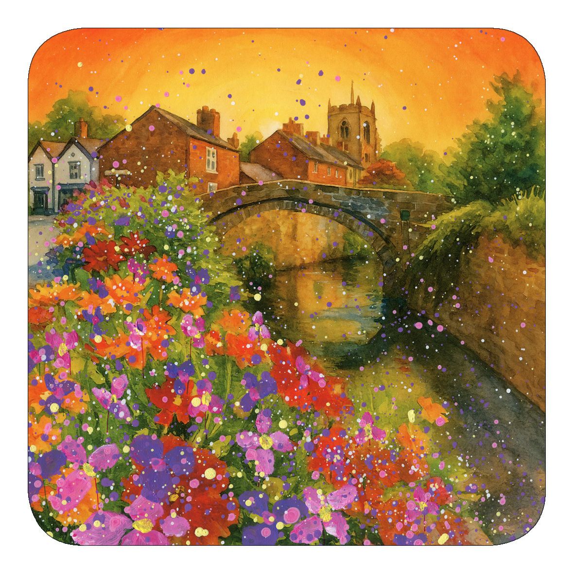 Croston Village Fridge Magnet Croston Village Fridge Magnet