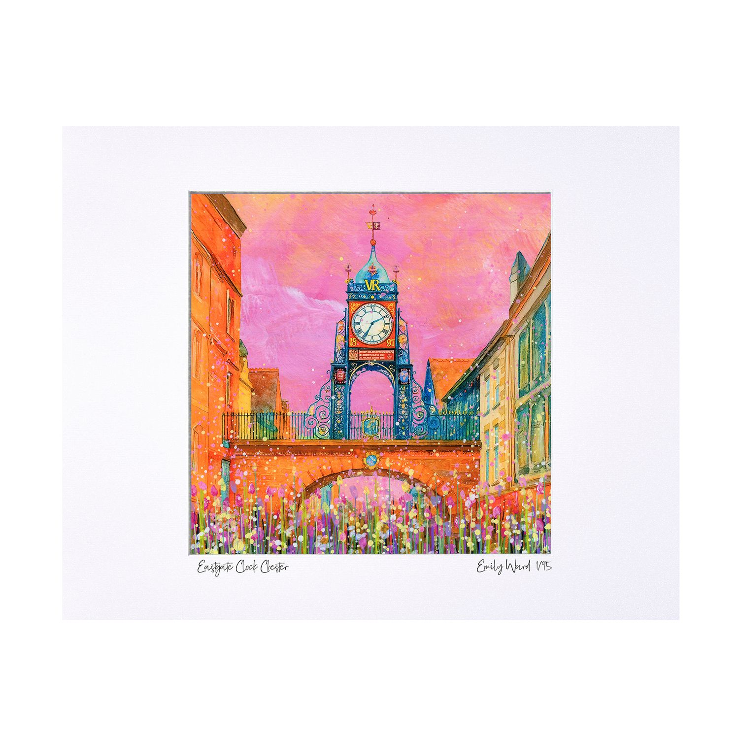 Eastgate Clock, Chester Limited Edition Print