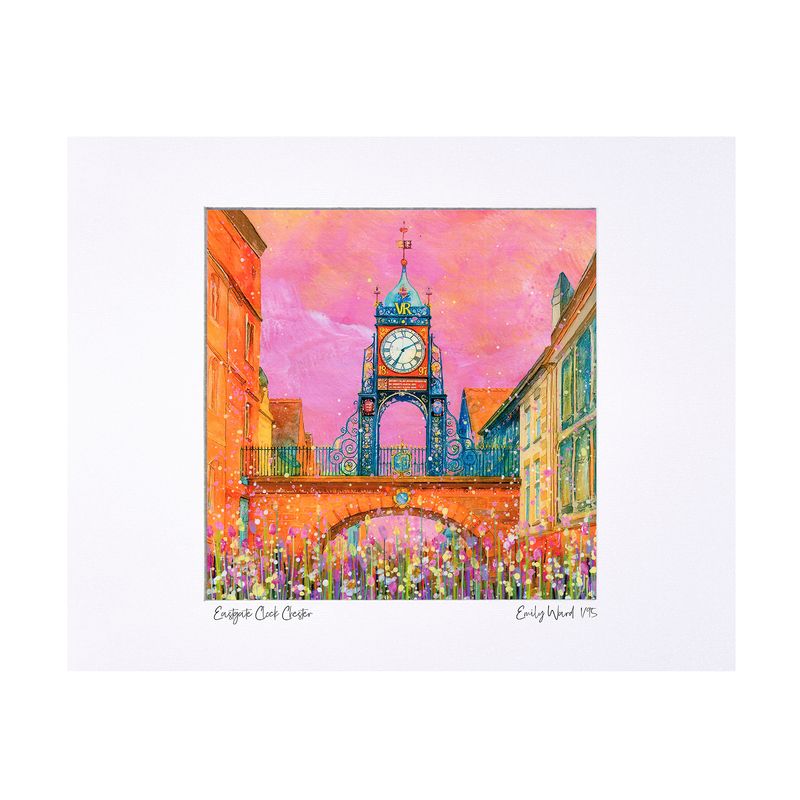 Eastgate Clock, Chester Limited Edition Print