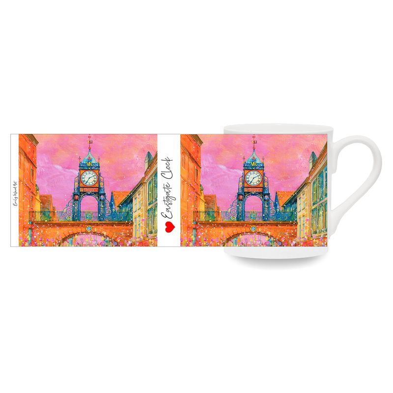 Eastgate Clock, Chester Bone China Cup