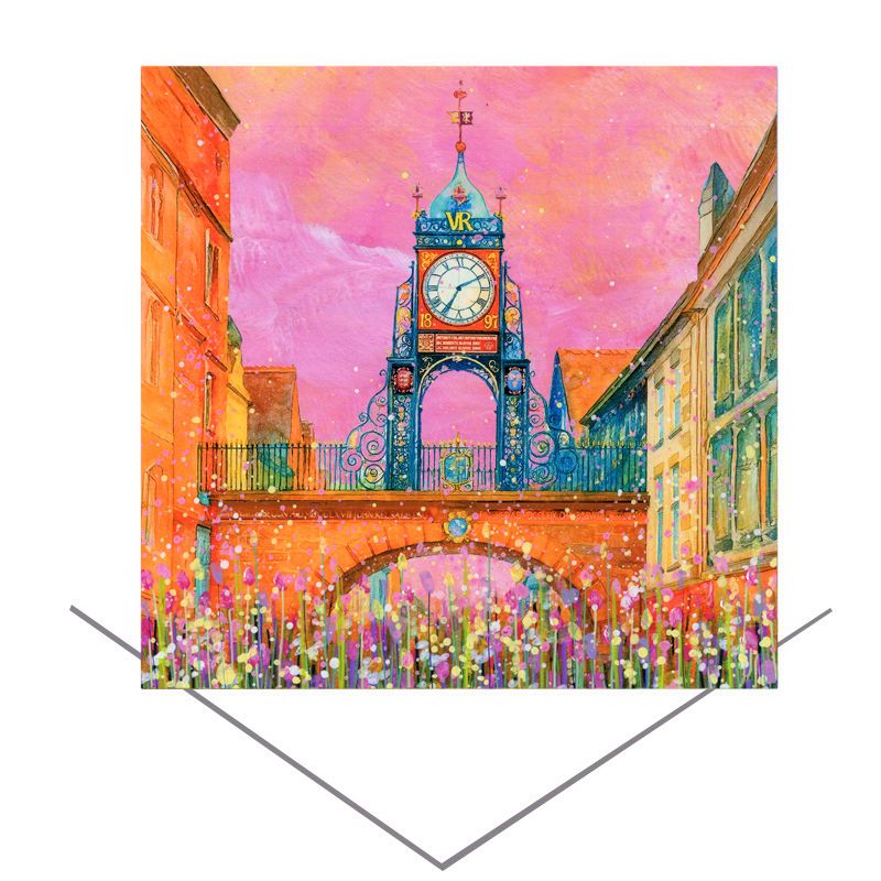 Eastgate Clock, Chester Greeting Card