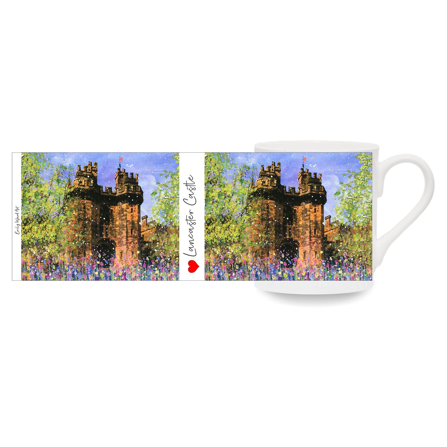 Lancaster Castle Bone China Cup
