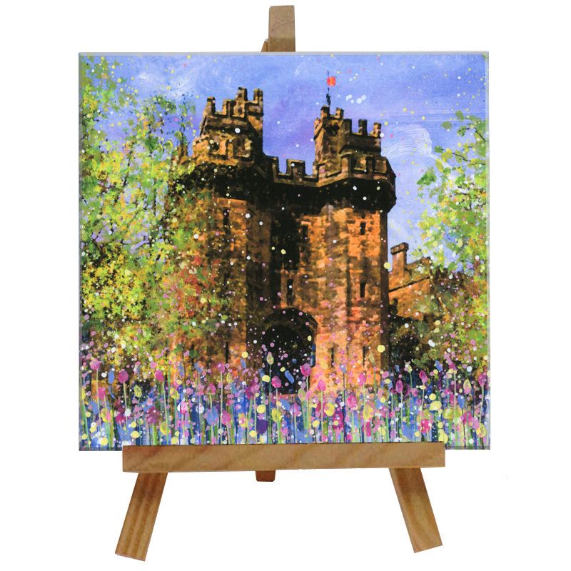 Lancaster Castle Tile with Easel