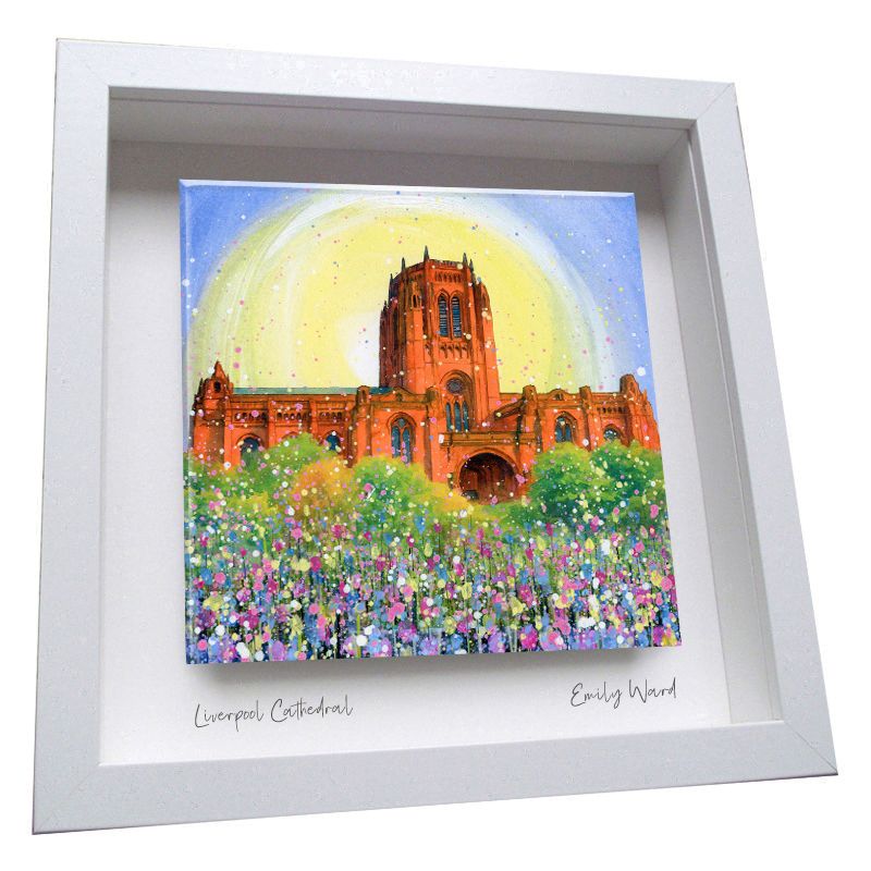 Liverpool Cathedral Framed Ceramic Tile