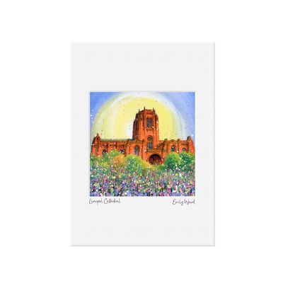 Liverpool Cathedral Open Edition  Print A4 Liverpool Cathedral Open Edition  Print A4