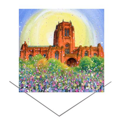 Liverpool Cathedral  Greeting Card Liverpool Cathedral  Greeting Card