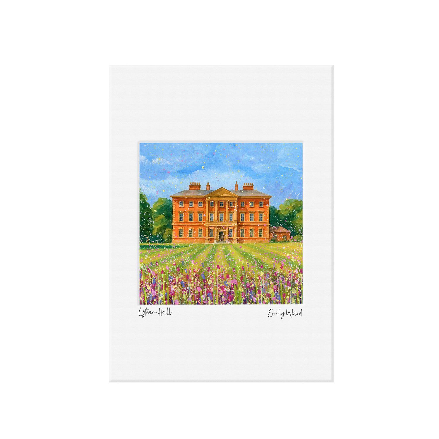 Lytham Hall Open Edition  Print A4