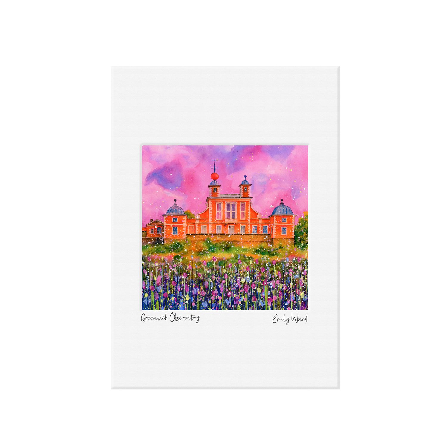 Royal Observatory, Greenwich Open Edition Print A4 Royal Observatory, Greenwich Open Edition Print A4