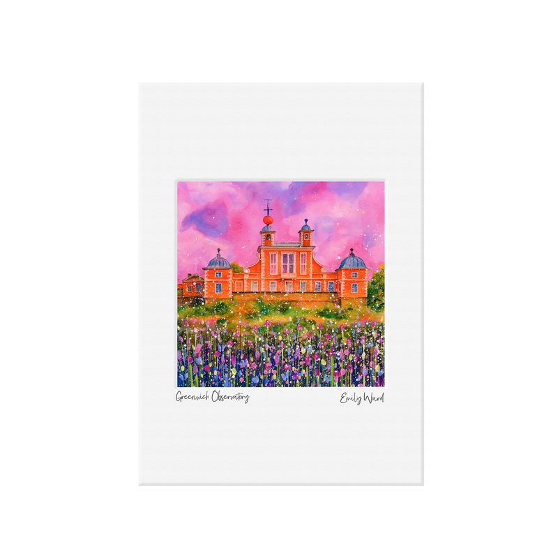 Royal Observatory, Greenwich Open Edition  Print A4