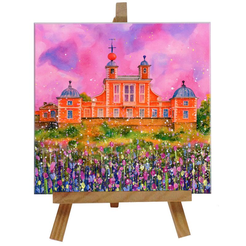 Royal Observatory, Greenwich Tile with Easel Royal Observatory, Greenwich Tile with Easel