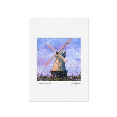Cranbrook  Windmill Open Edition  Print A4 Cranbrook  Windmill Open Edition  Print A4
