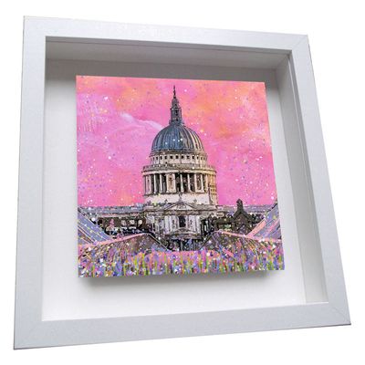 St Paul's Cathedral Framed Ceramic Tile