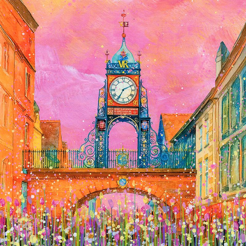 Eastgate Clock, Chester Canvas Print