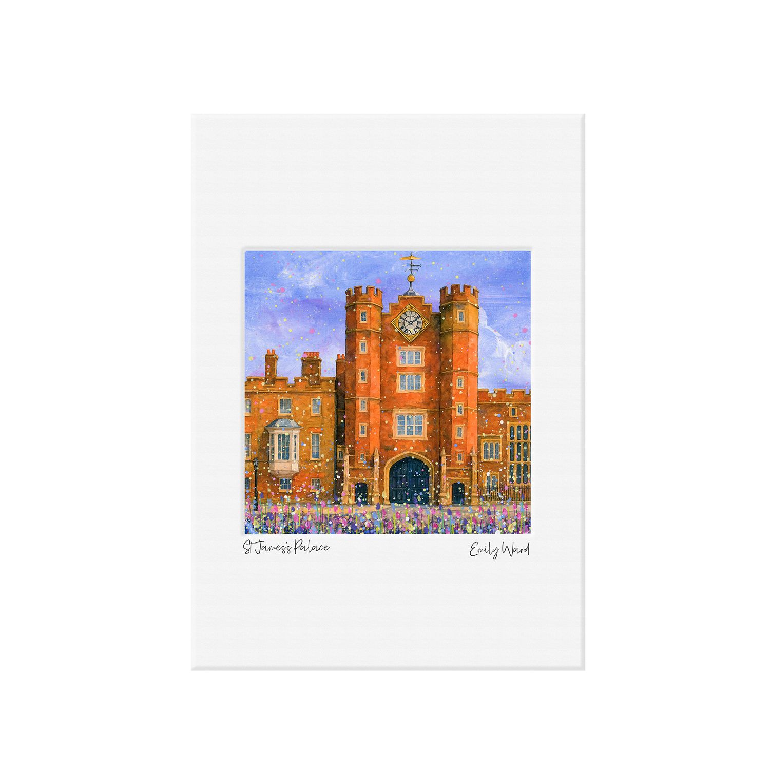 St James's Palace Open Edition  Print A4