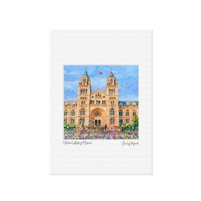 Natural History Museum Open Edition Print A4