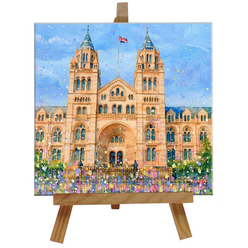 Natural History Museum Tile with Easel