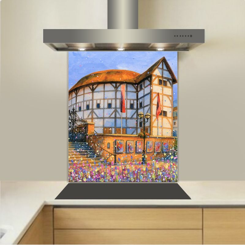 Art - Glass Kitchen Splashback - Shakespeare's Globe Art - Glass Kitchen Splashback - Shakespeare's Globe