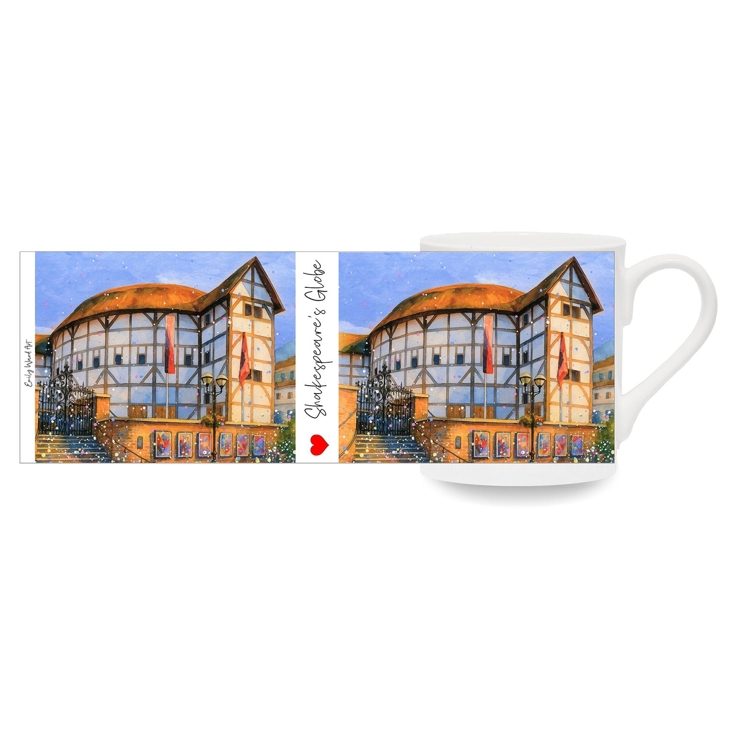 Shakespeare's Globe Bone China Cup Shakespeare's Globe Bone China Cup