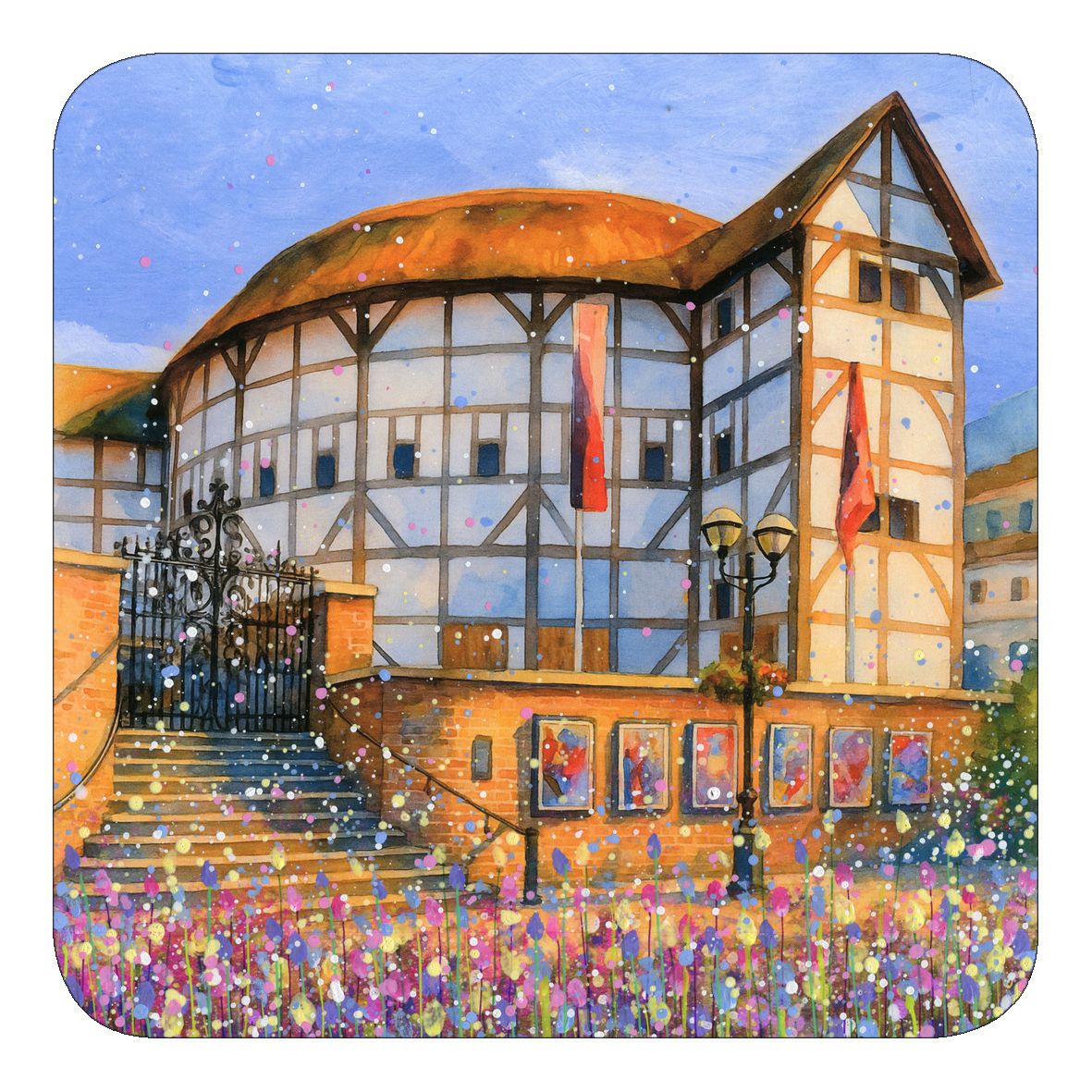 Shakespeare's Globe Fridge Magnet Shakespeare's Globe Fridge Magnet