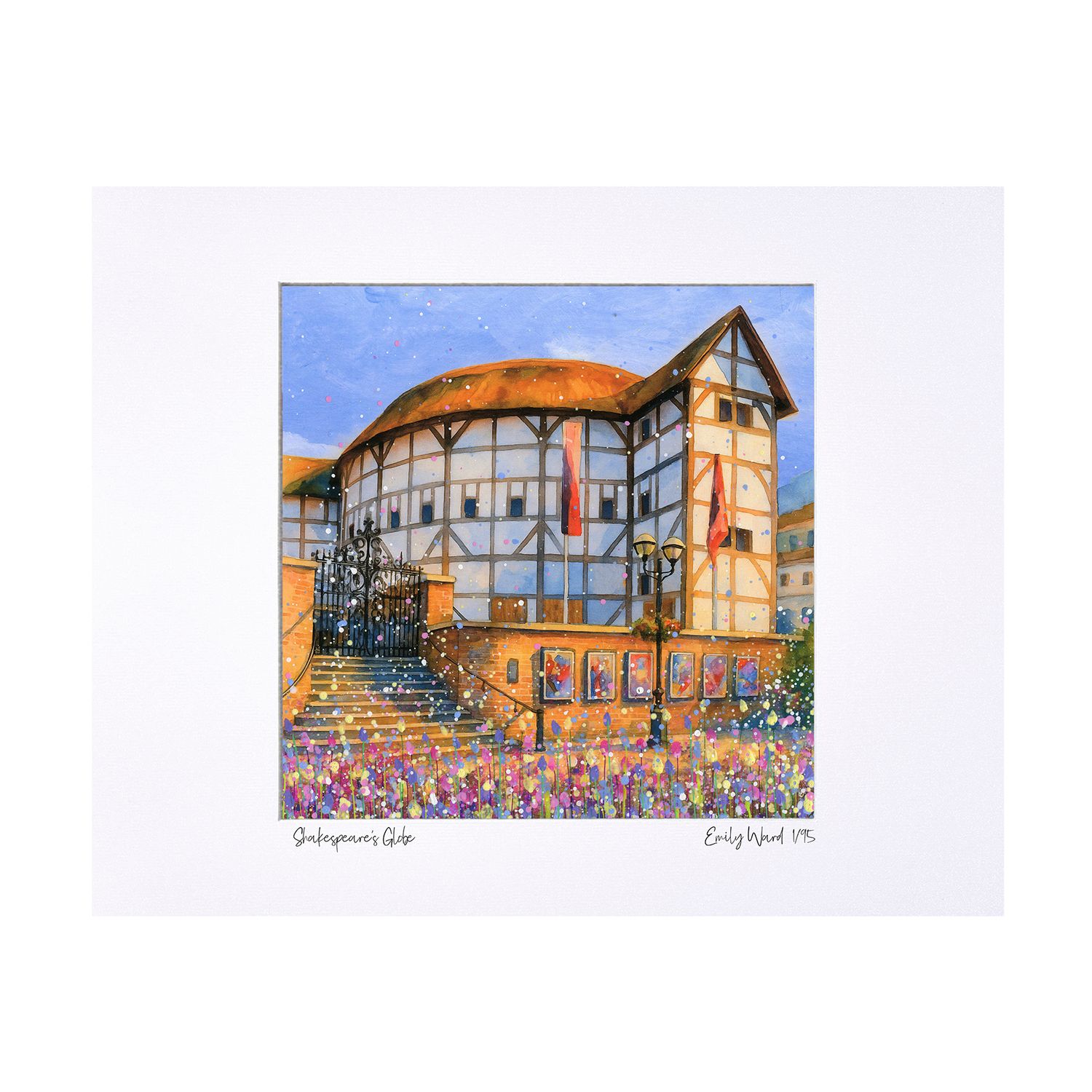Shakespeare's Globe Limited Edition Print Shakespeare's Globe Limited Edition Print